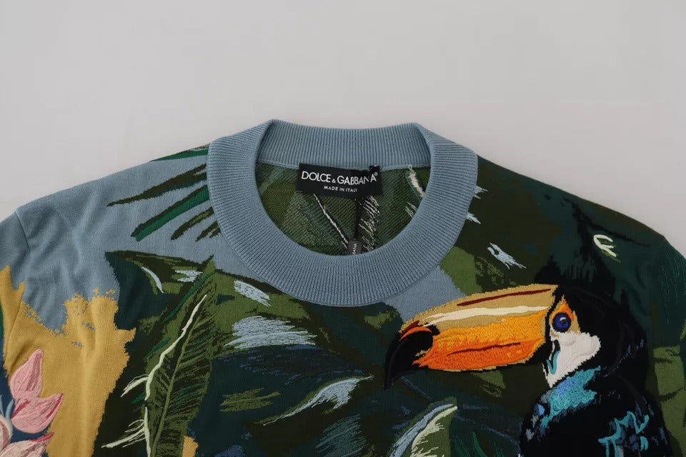 Dolce & Gabbana Wool Silk Pullover in Multicolor