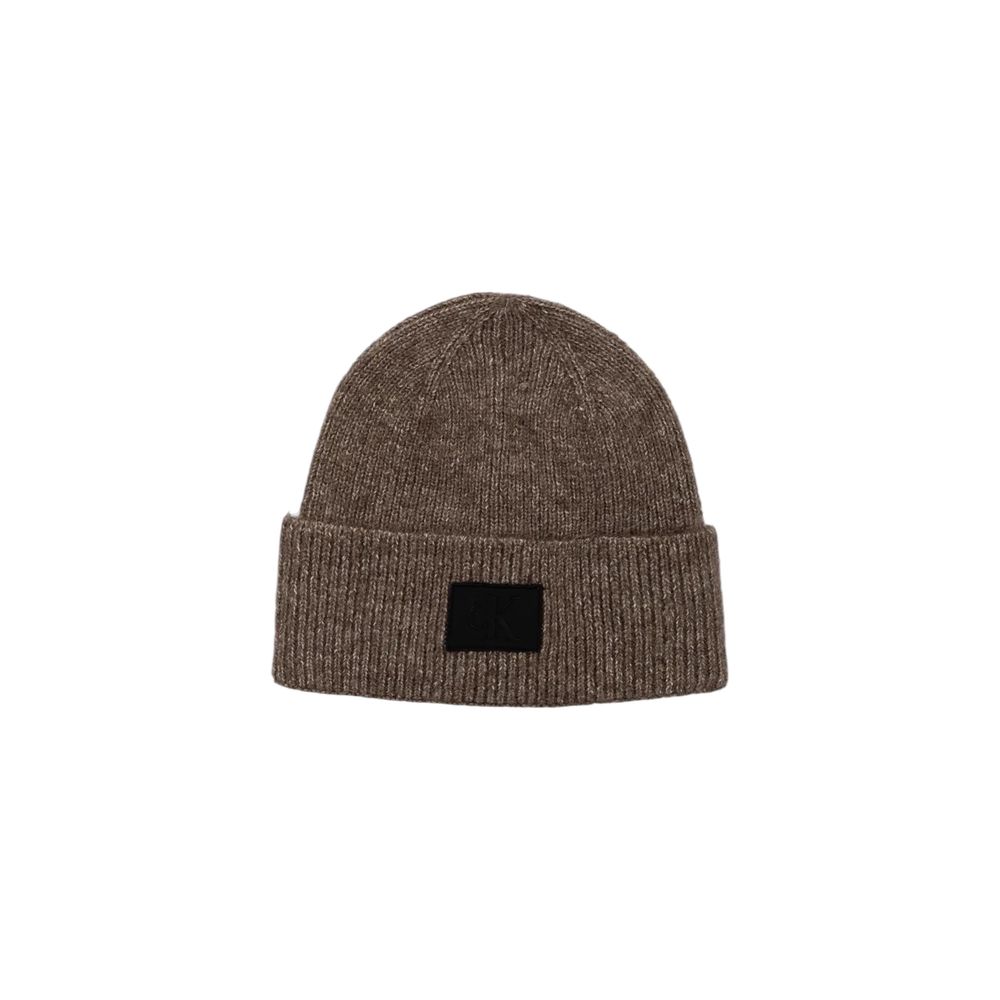 Calvin Klein Brown Marabou Cap