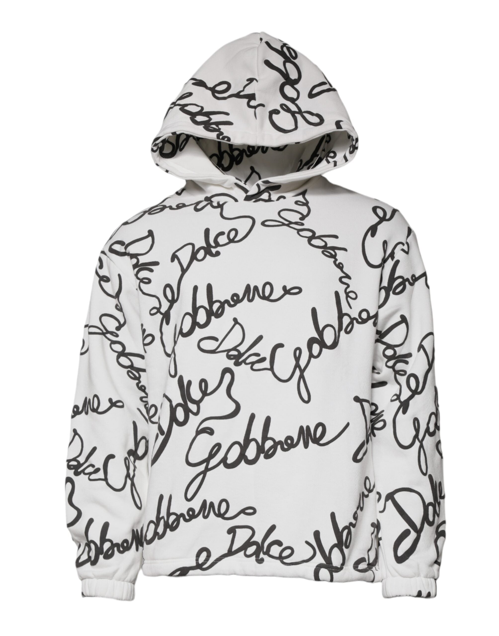 Dolce & Gabbana Βαμβακερό Hooded Sweatshirt σε Λευκό