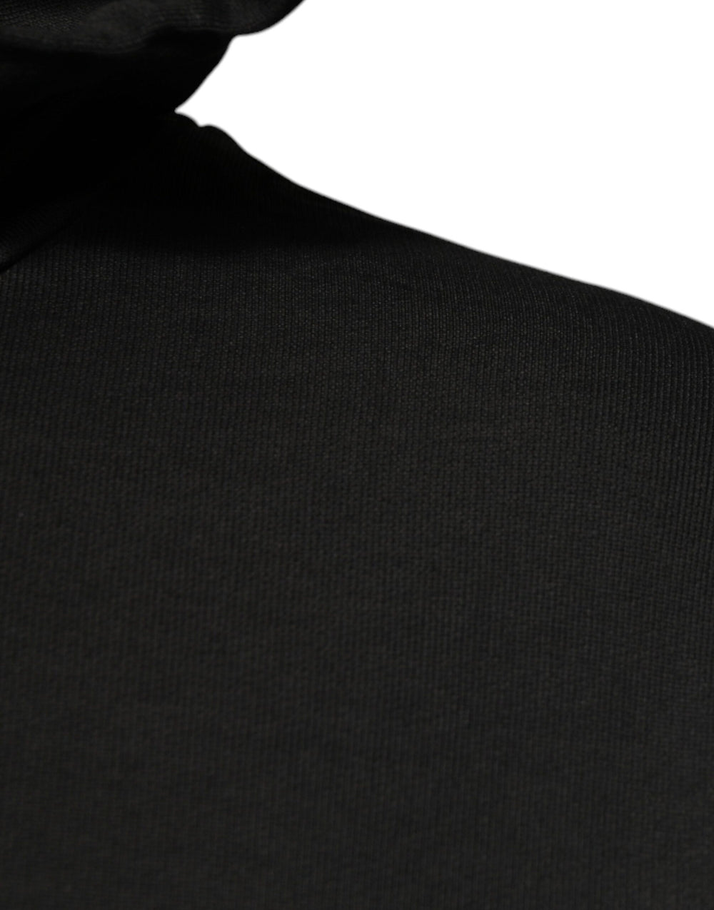 Dolce & Gabbana 100% Cotton Hooded Pullover Sweater in Black