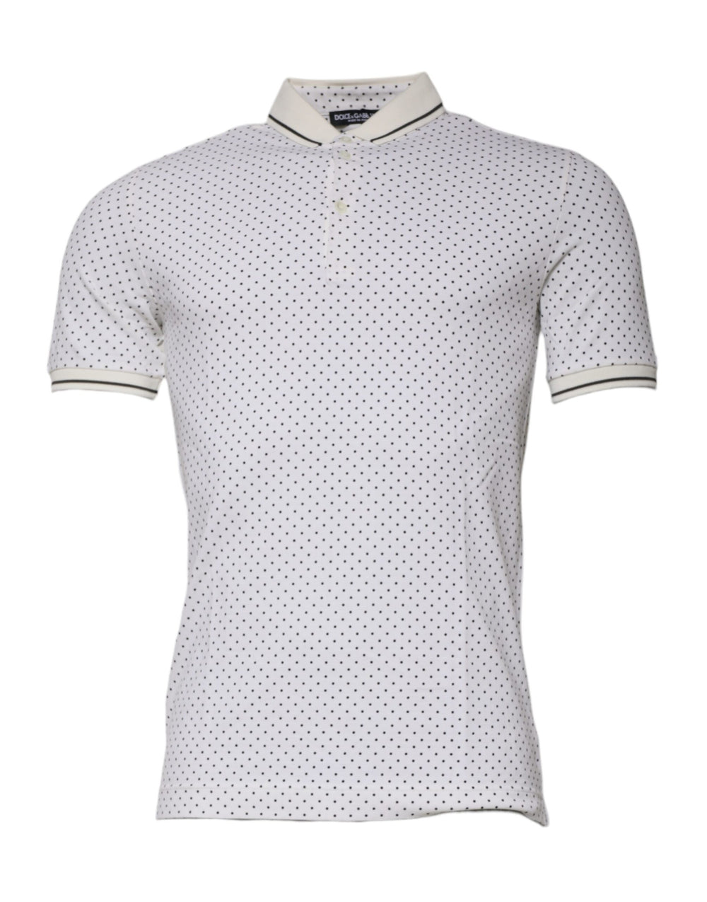 Dolce & Gabbana Cotton Polo Shirt in White