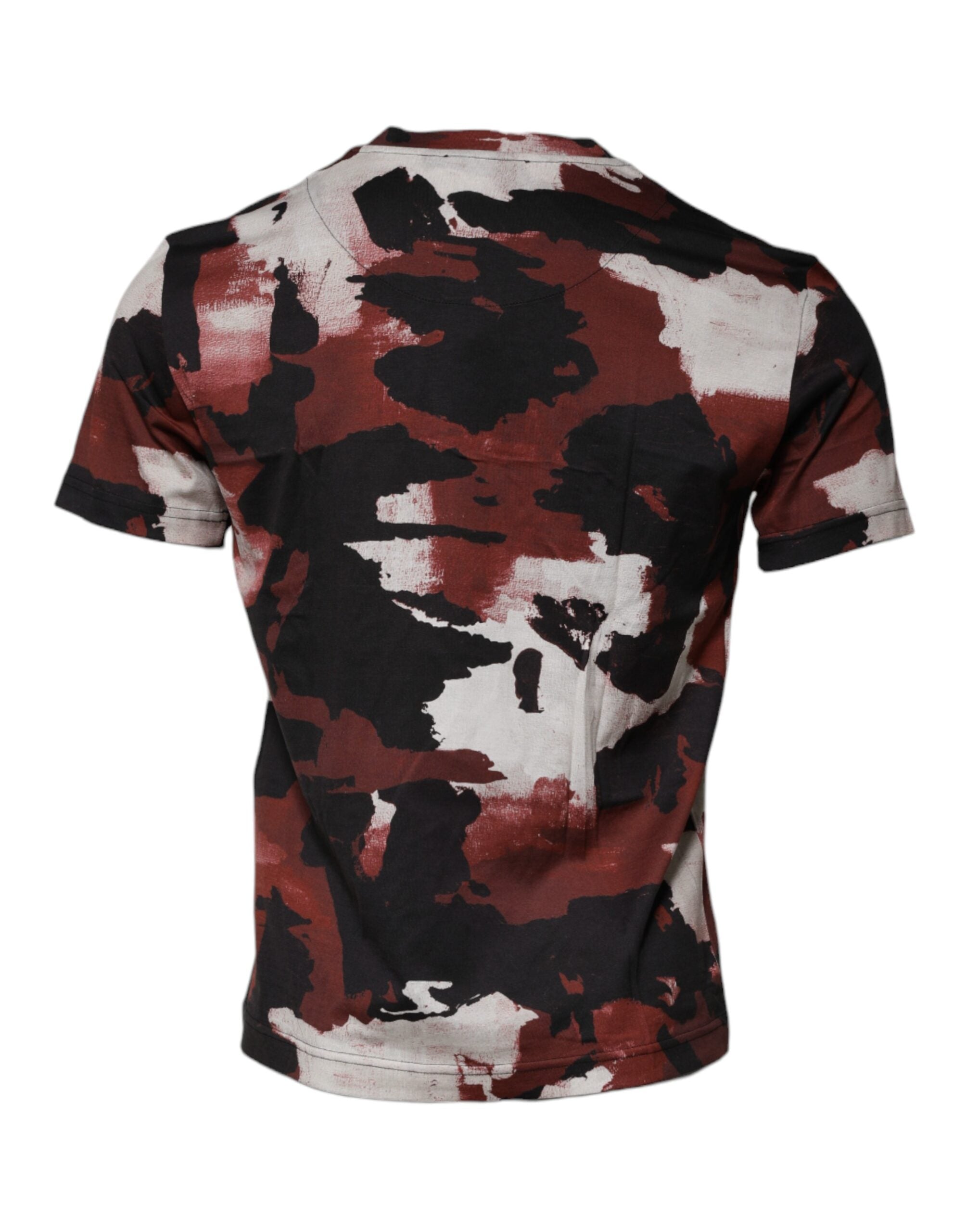 Multicolor Camouflage Crew Neck T-shirt mens luxury fashion - Mens Edit