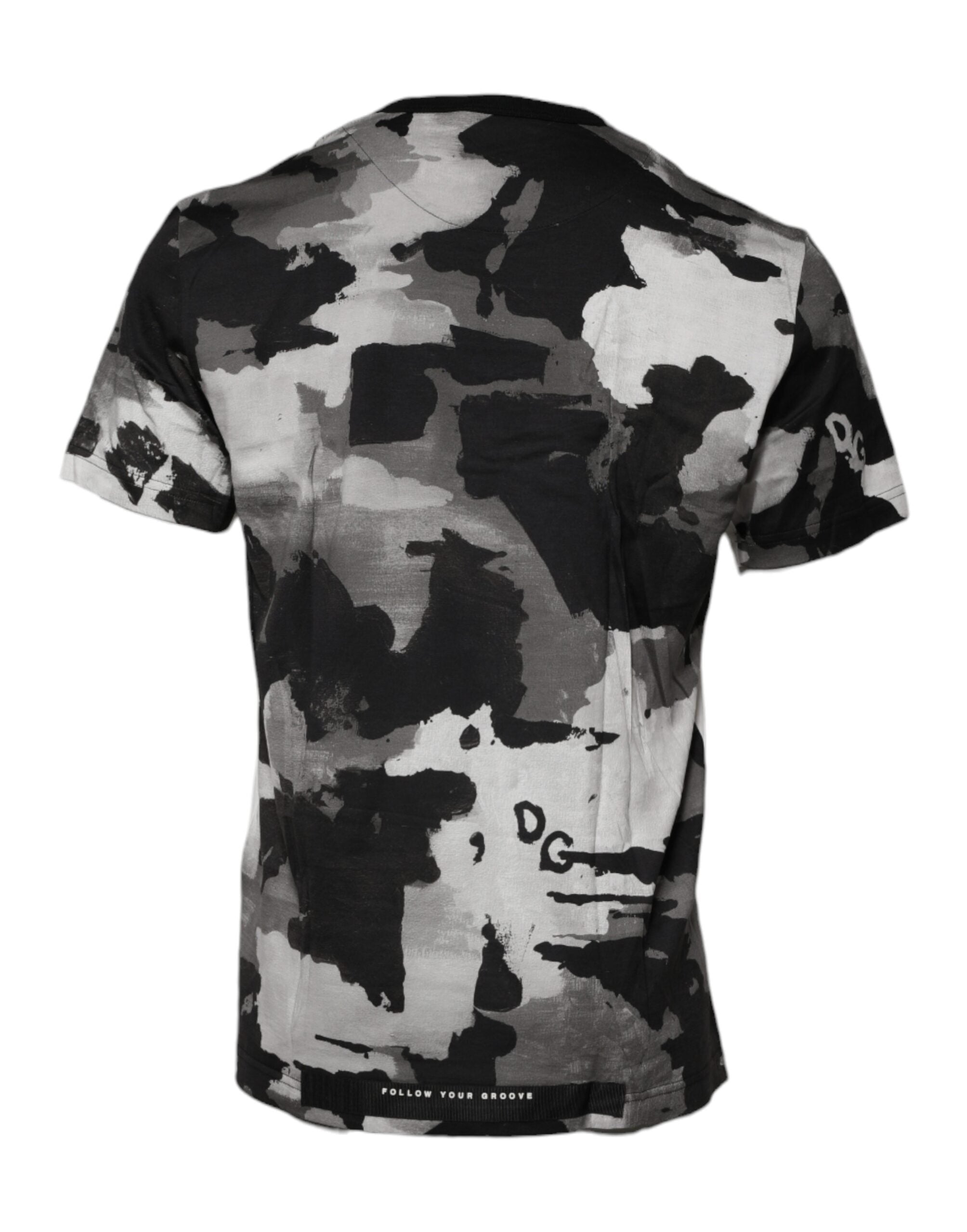 Multicolor Camouflage Crew Neck T-shirt mens luxury fashion - Mens Edit