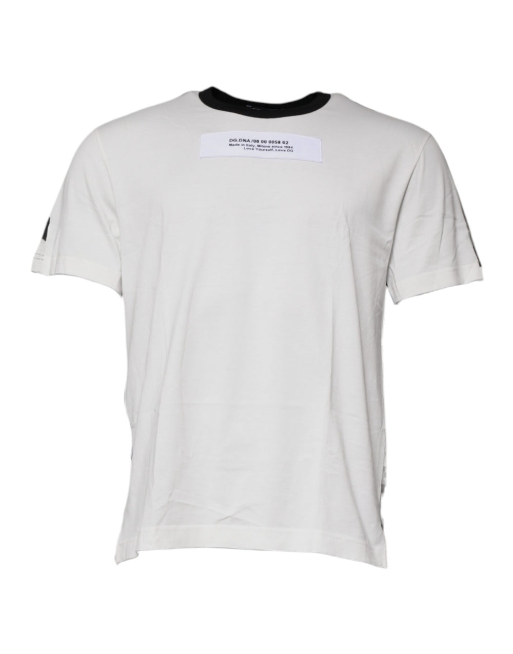 Dolce & Gabbana 100% Cotton Camouflage Crew Neck T-shirt in Multicolor