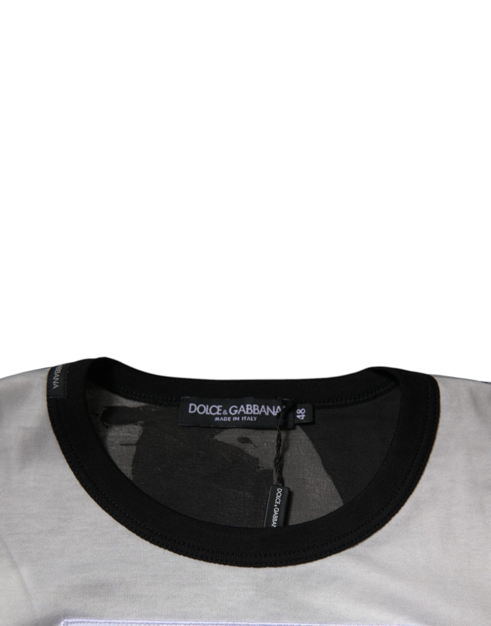Dolce & Gabbana 100% Cotton Camouflage Crew Neck T-shirt in Multicolor