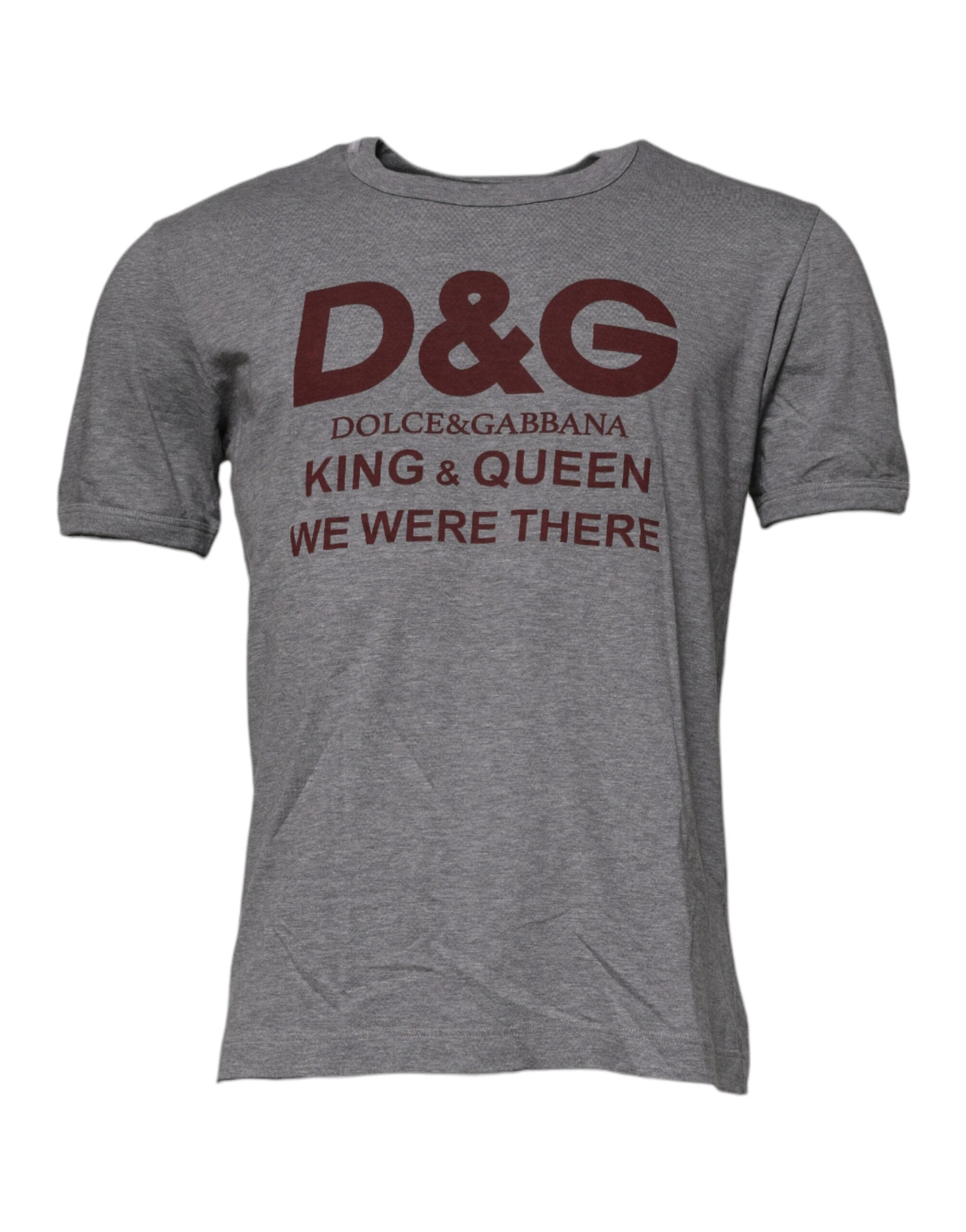 Gray Logo Print Cotton Crew Neck Men T-shirt mens luxury fashion - Mens Edit