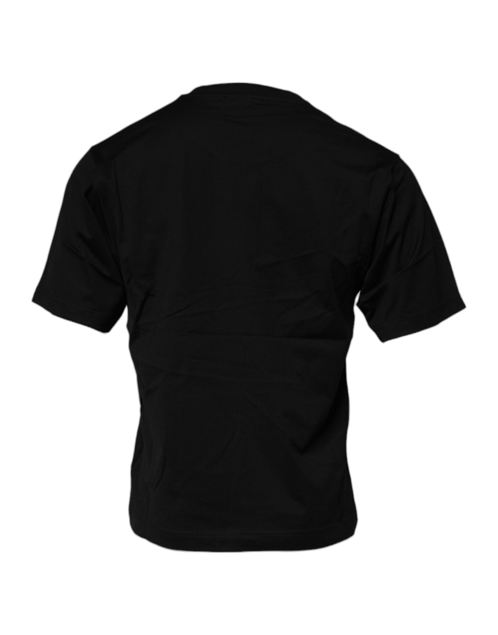 Dolce & Gabbana Cotton Crew Neck T-shirt in Black