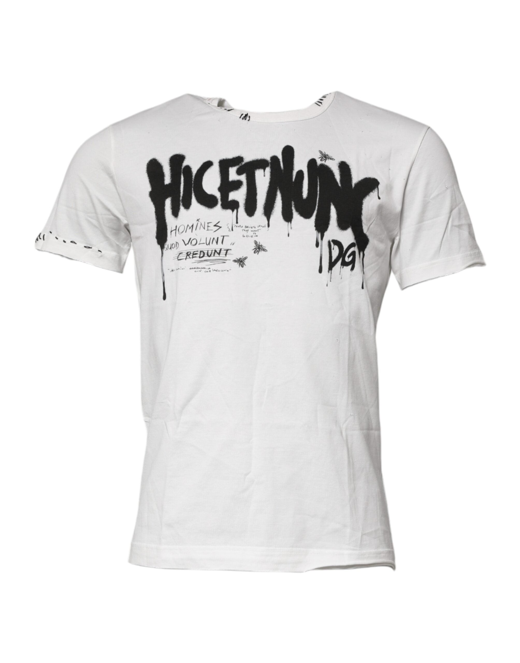 Dolce & Gabbana Βαμβακερό T-shirt με Graphic Print σε Λευκό