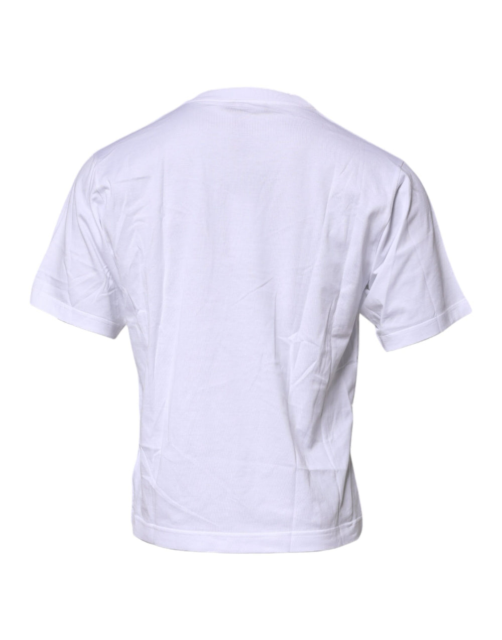 Dolce & Gabbana Cotton Crew Neck T-shirt in White