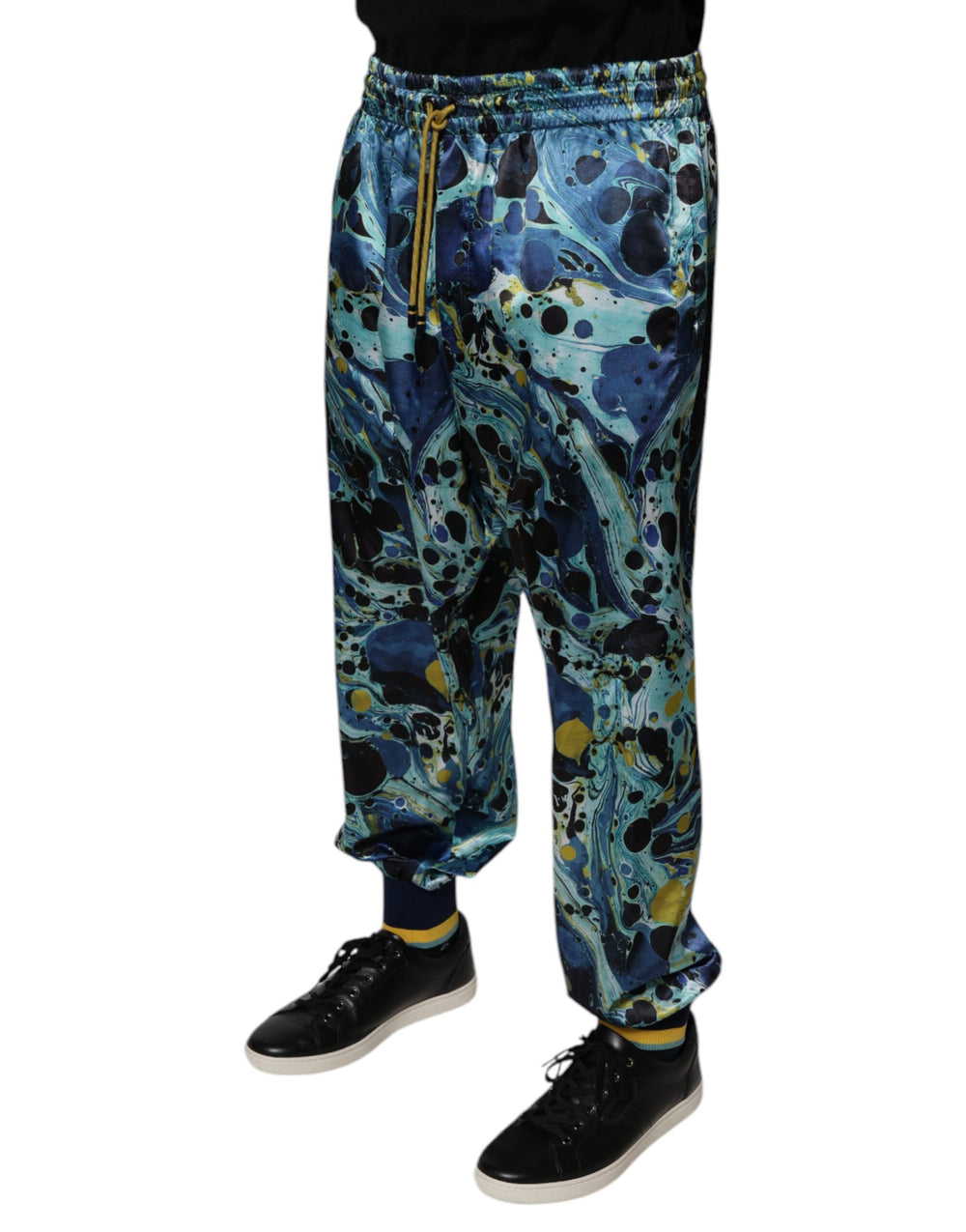 Dolce & Gabbana Marble Print Jogger Sweatpants in Multicolor