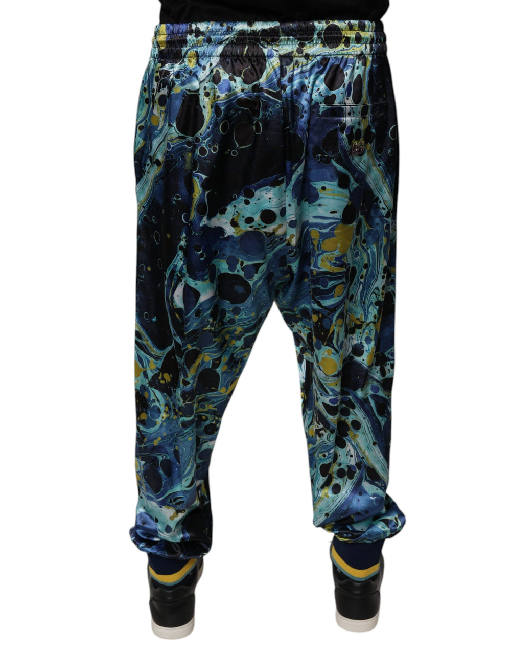 Dolce & Gabbana Marble Print Jogger Sweatpants in Multicolor