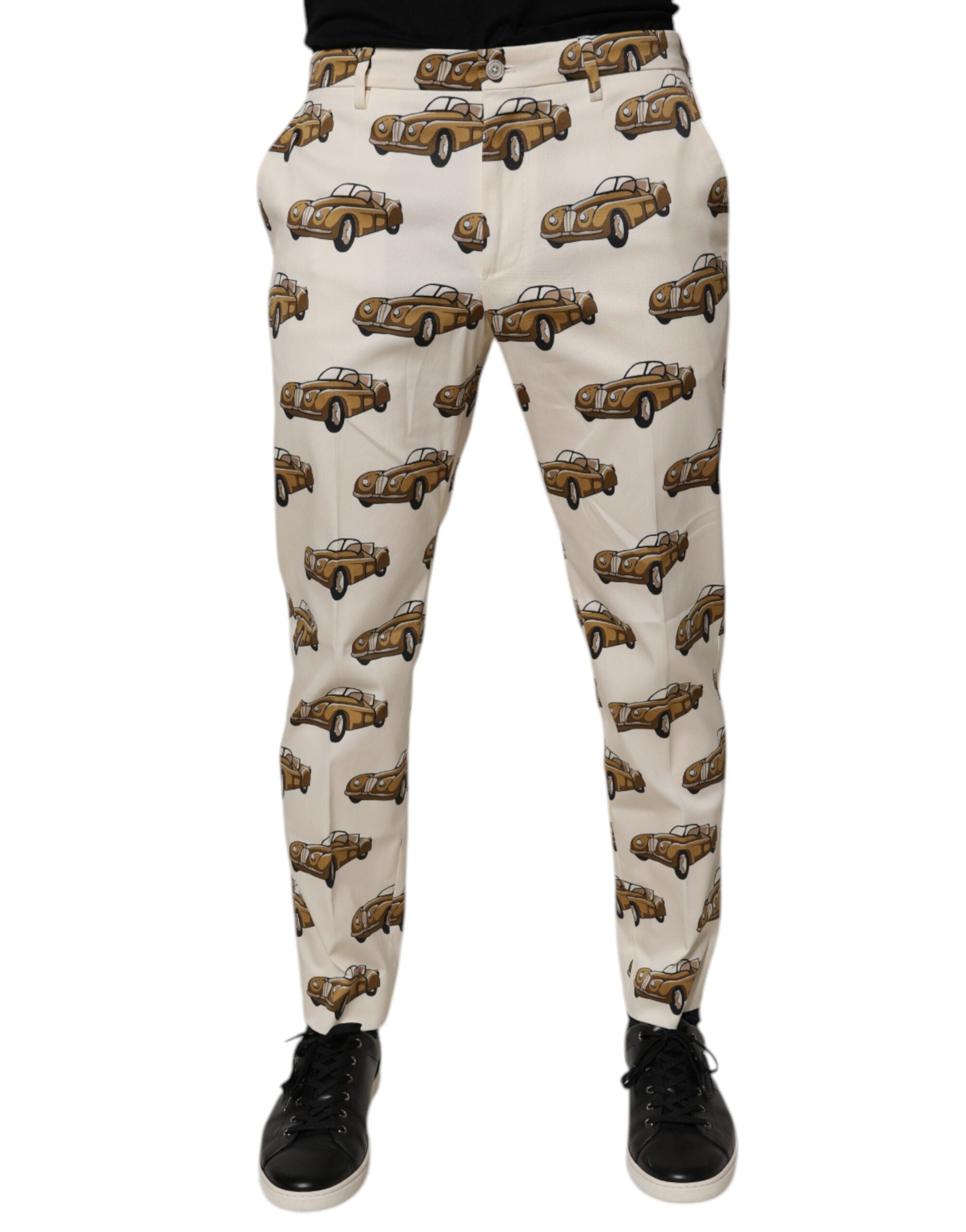 Off White Cars Cotton Skinny Men Denim Jeans mens luxury fashion - Mens Edit