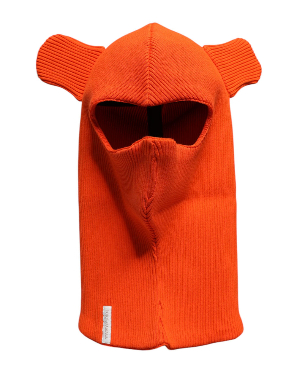 Dolce & Gabbana 100% Cotton Balaclava in Orange
