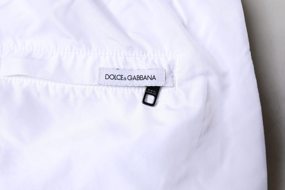 Dolce & Gabbana Swim Shorts in White