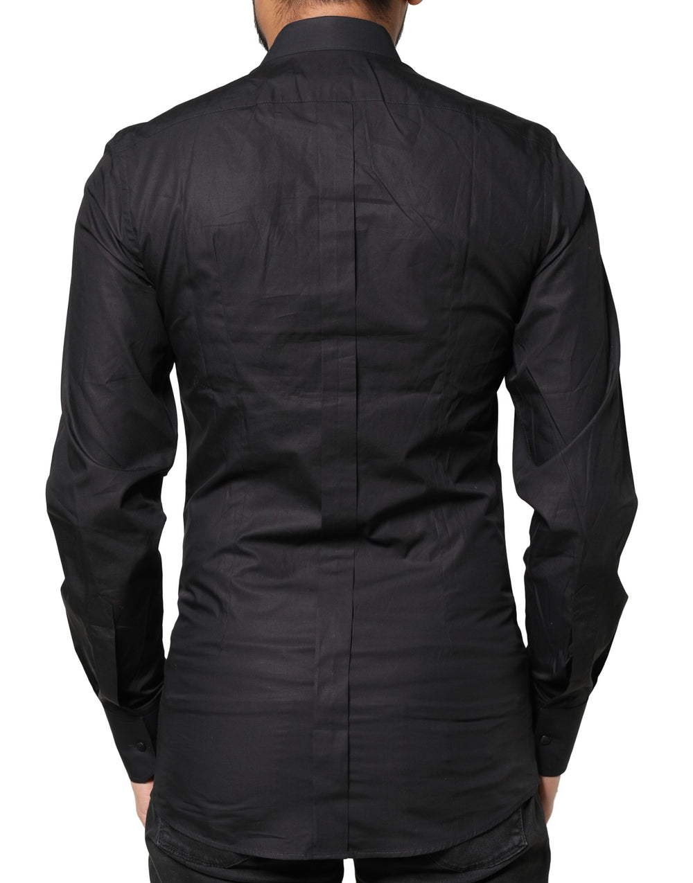 Dolce & Gabbana Cotton Dress Shirt in Black