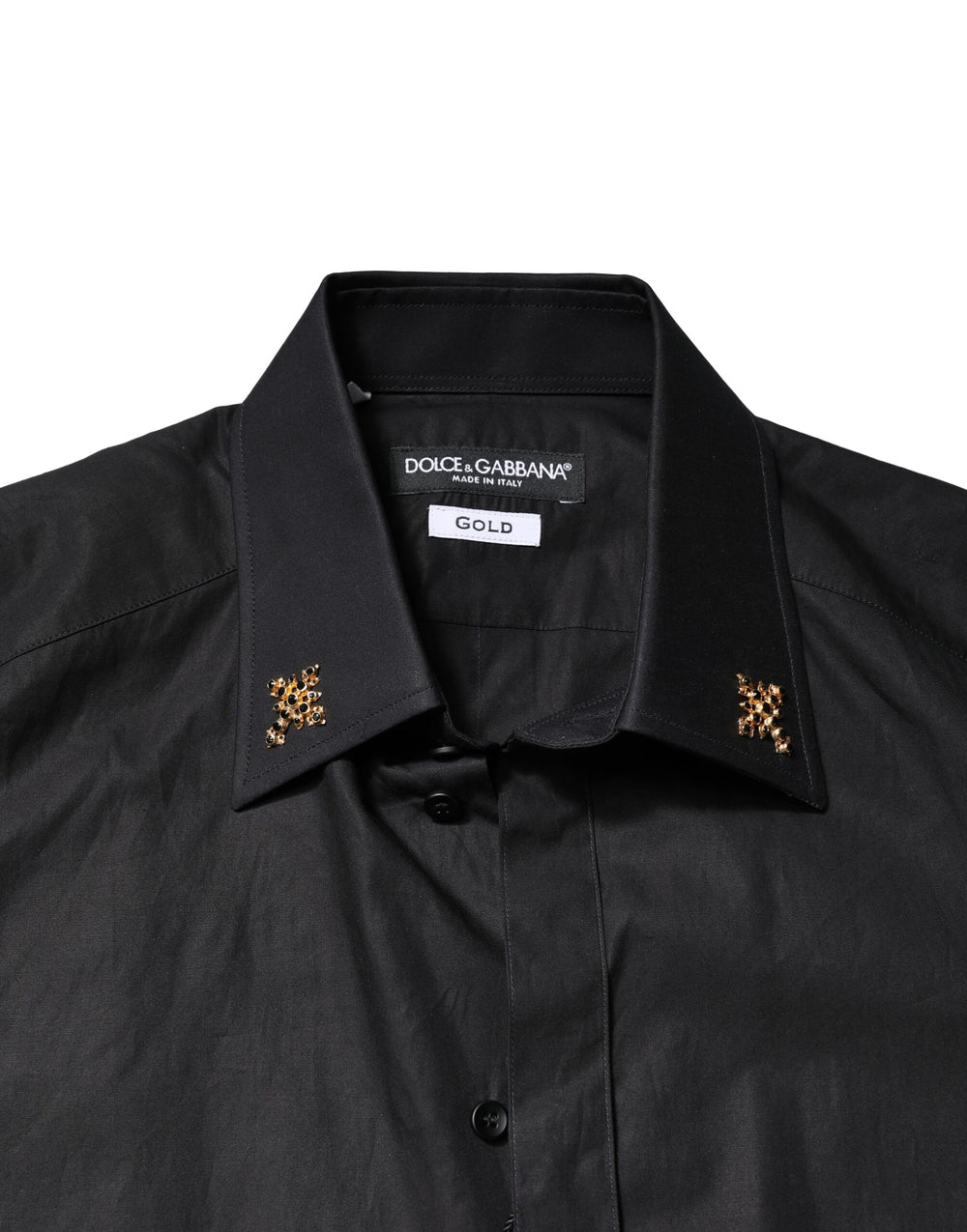 Dolce & Gabbana Cotton Dress Shirt in Black