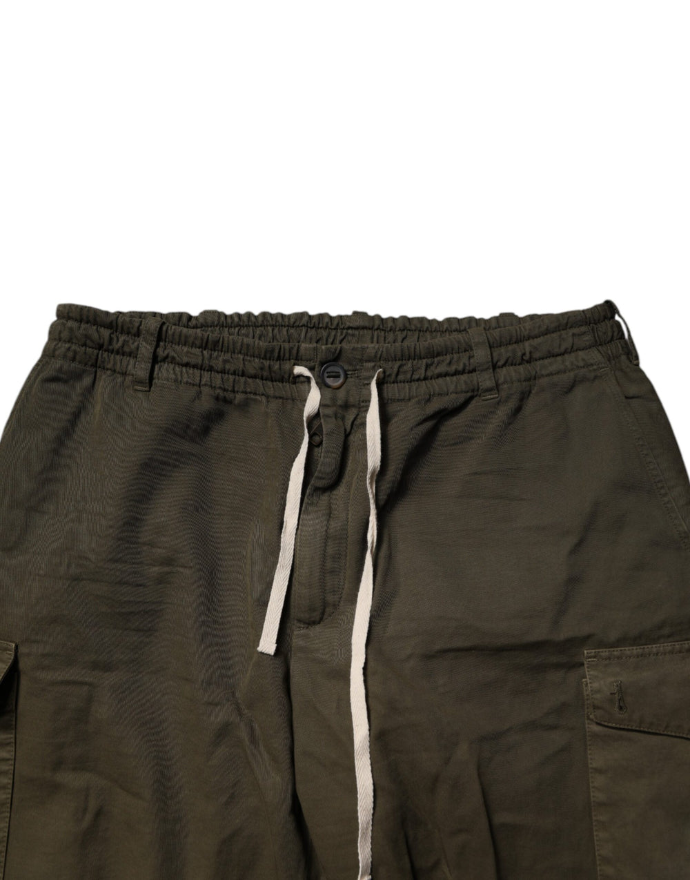 Dolce & Gabbana Cotton Stretch Cargo Pants in Brown