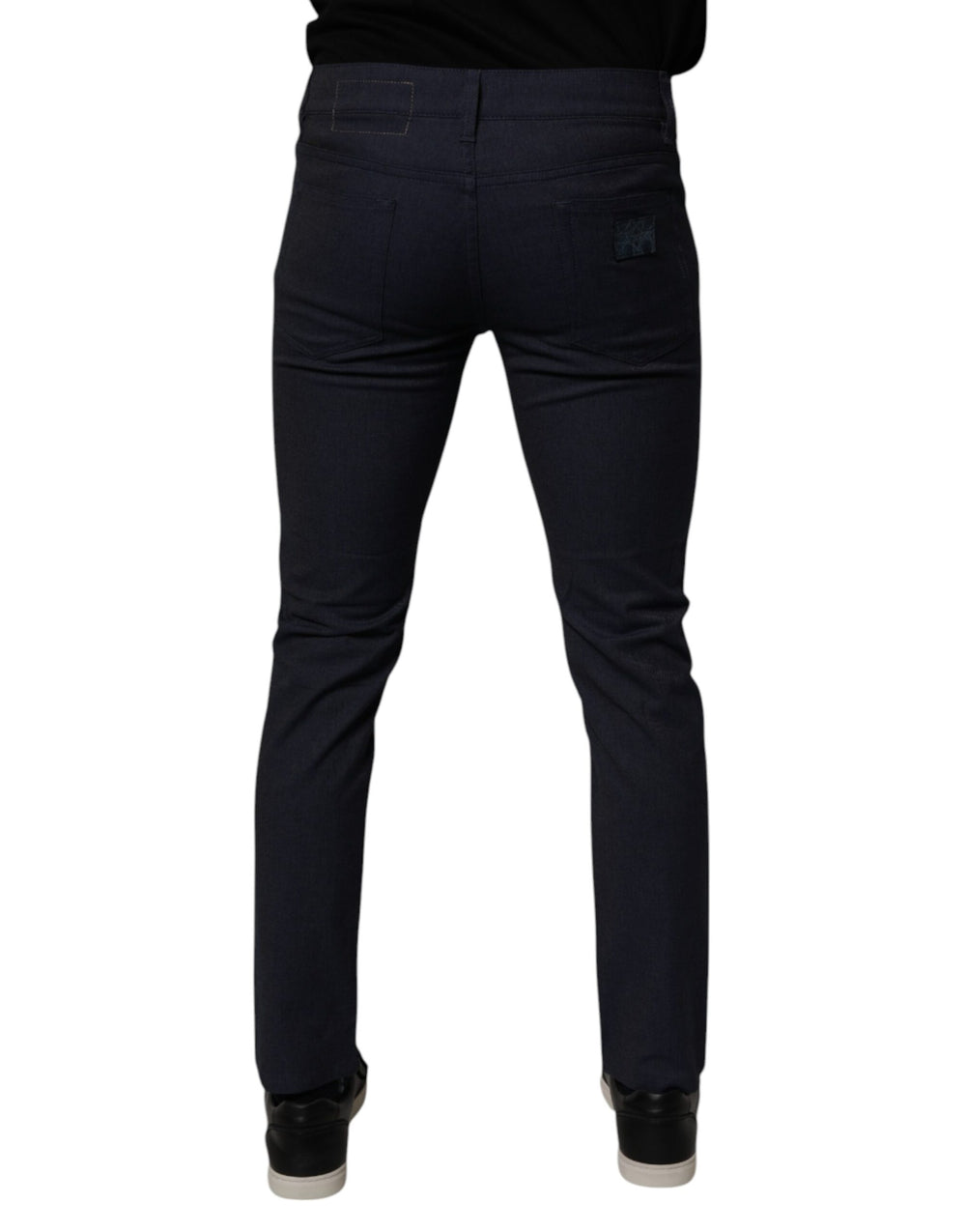 Dolce & Gabbana Cotton Stretch Skinny Jeans in Dark Blue