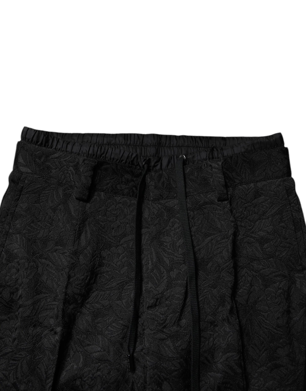 Dolce & Gabbana Brocade Skinny Dress Trousers in Black