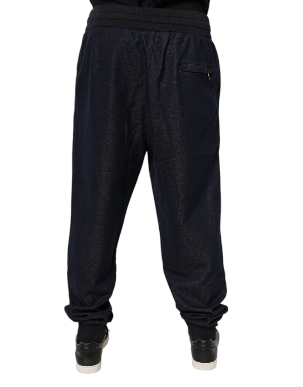 Dolce & Gabbana Jacquard Jogger Trousers in Black
