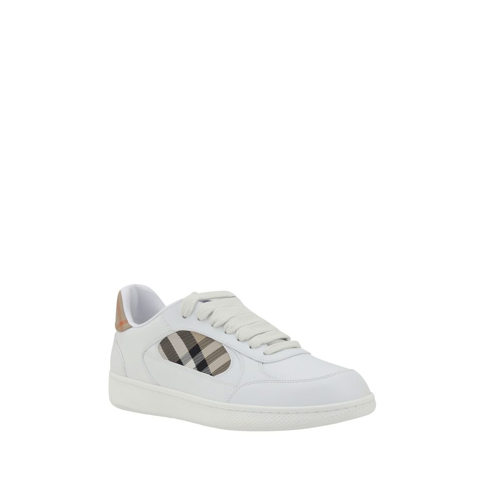 Burberry Sneakers από δέρμα μοσχαριού σε Λευκό