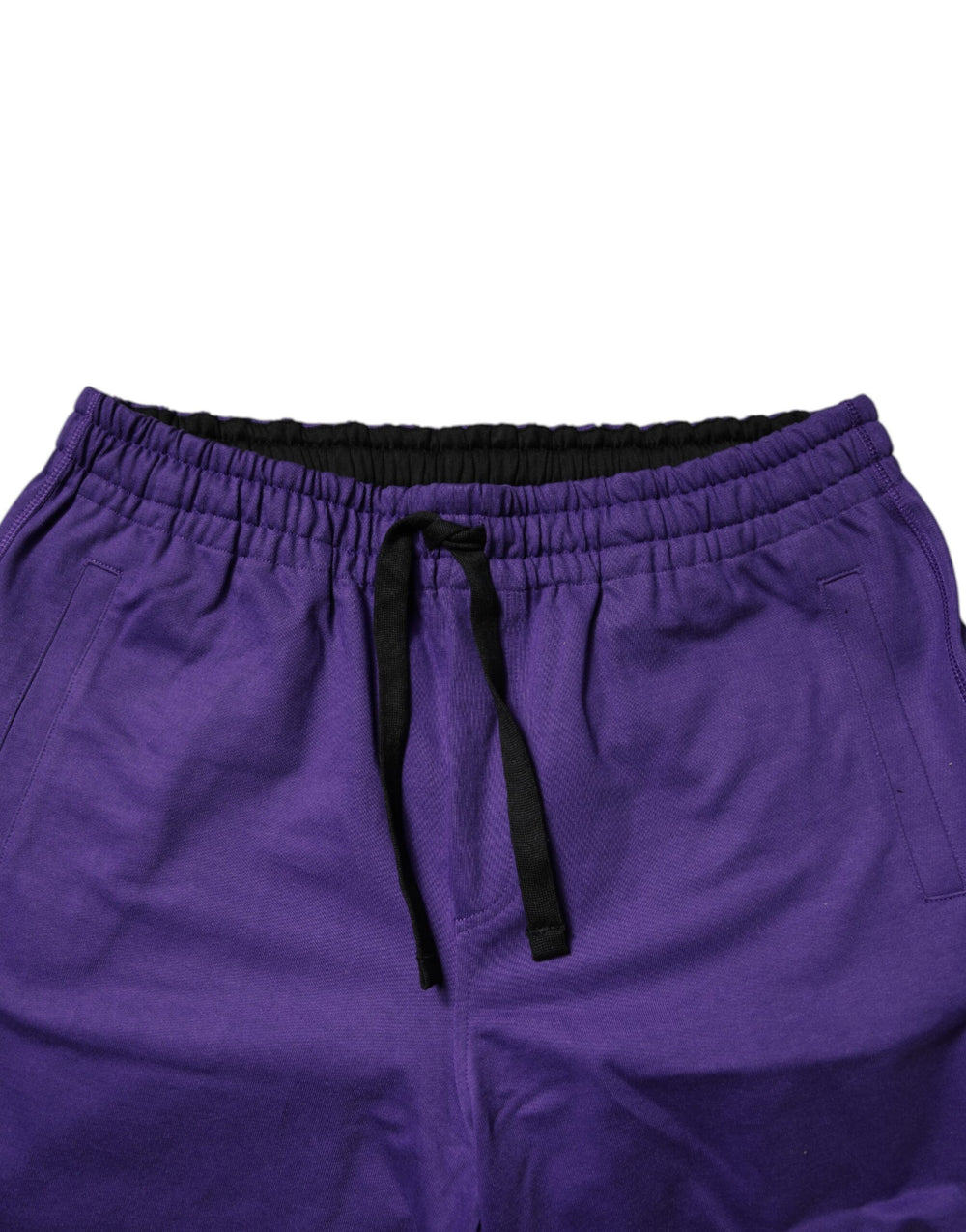 Dolce & Gabbana Cotton Bermuda Shorts in Purple