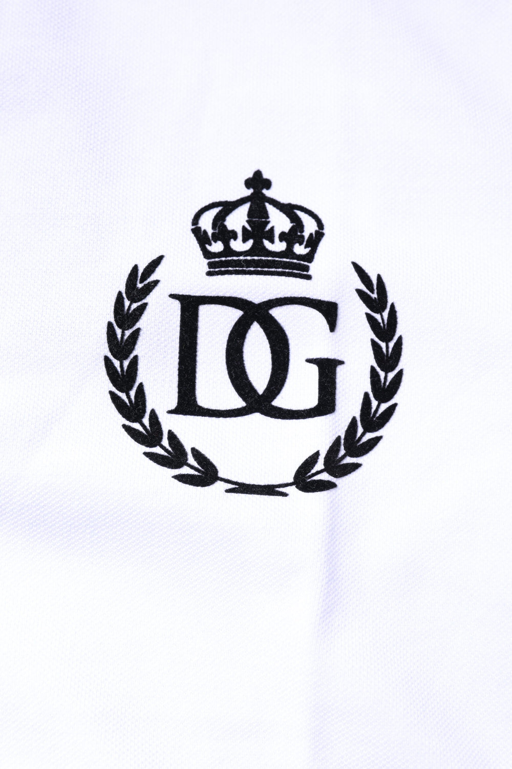 Dolce & Gabbana 100% Cotton Polo Shirt in White