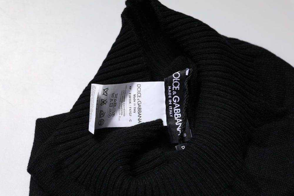 Dolce & Gabbana 100% Cashmere Neck Warmer in Black