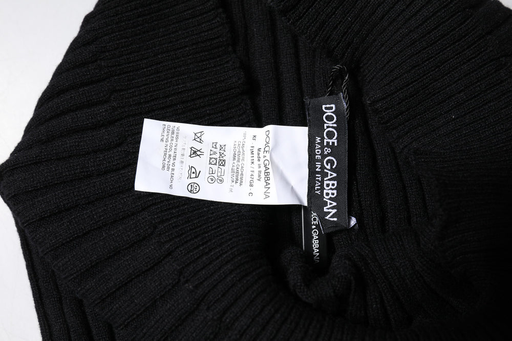 Dolce & Gabbana 100% Cashmere Neck Warmer in Black