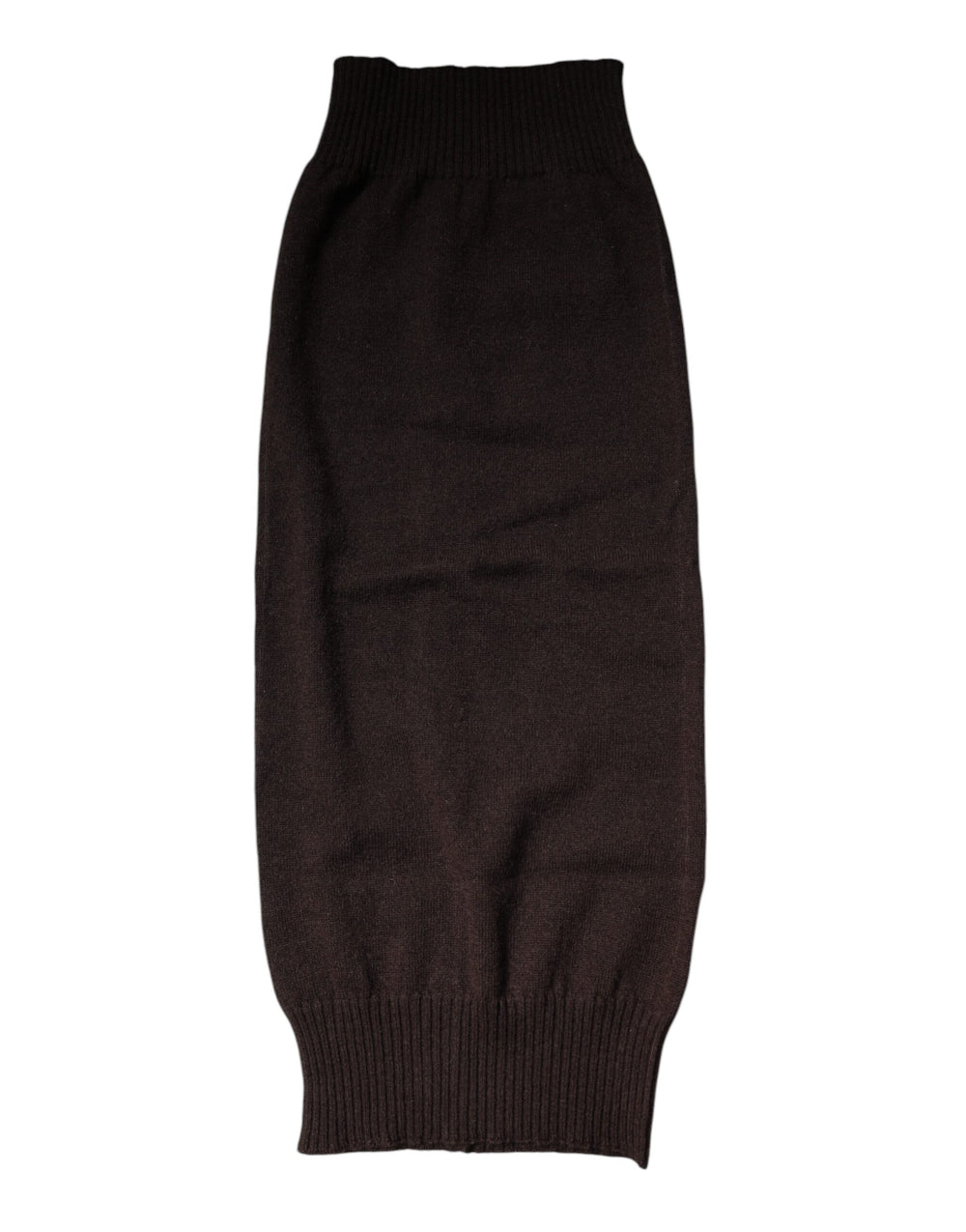Dolce & Gabbana 100% Cashmere Neck Warmer Scarf in Brown
