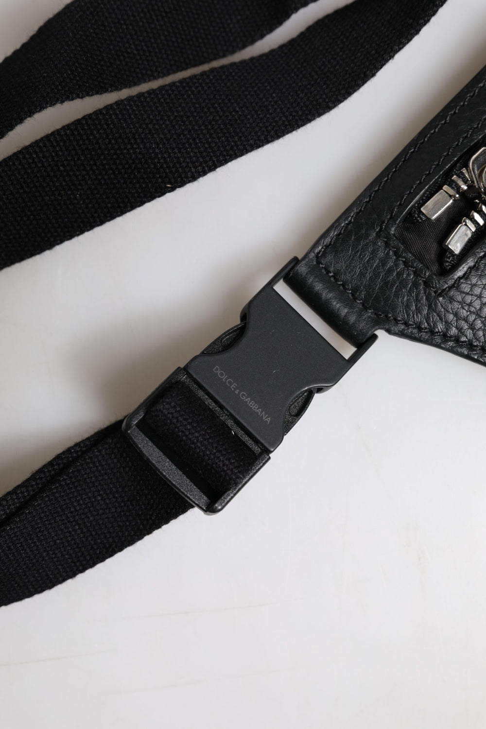 Dolce & Gabbana Calfskin Belt Bag in Black