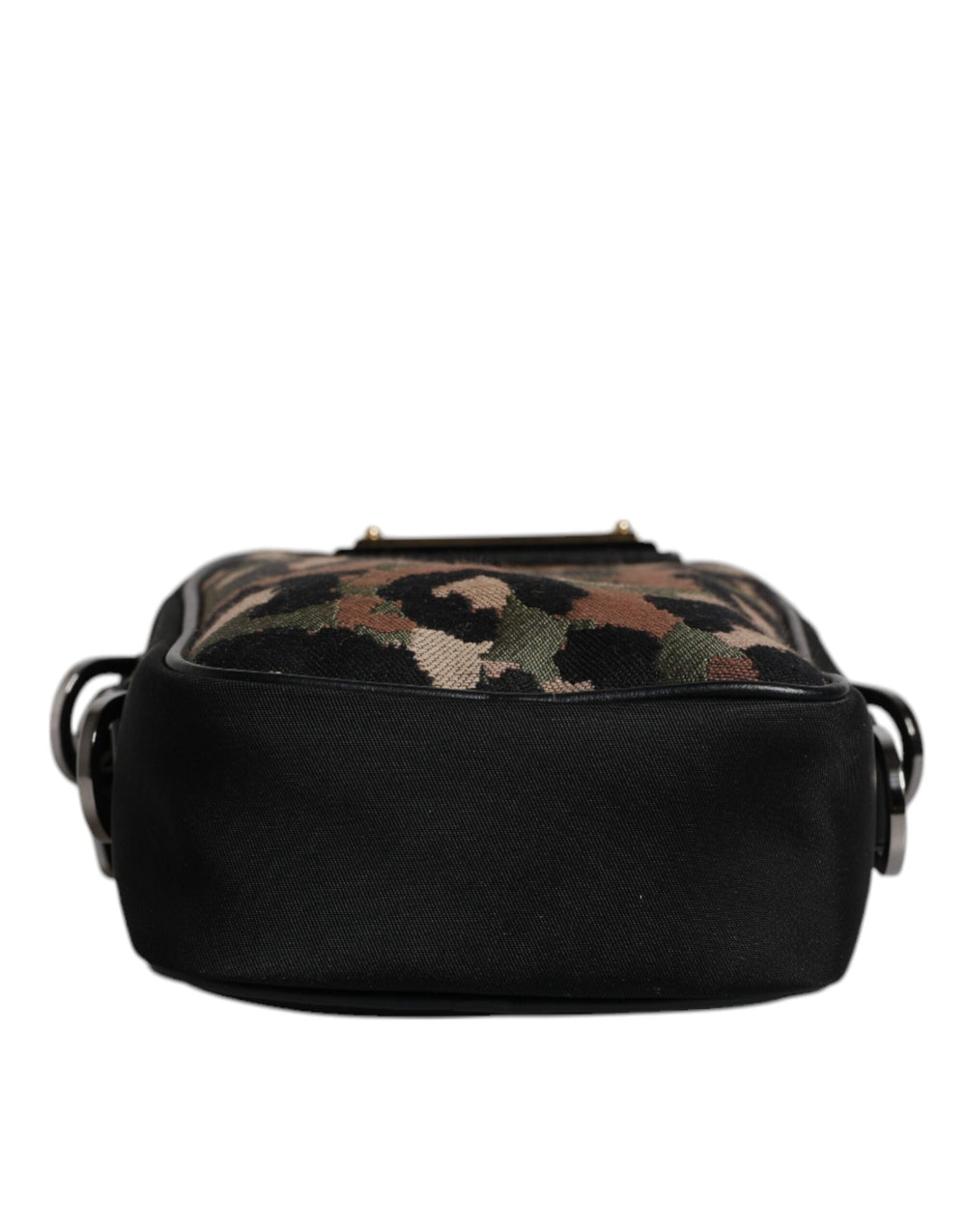 Dolce & Gabbana Leopard Jacquard Neck Strap Bag in Multicolor