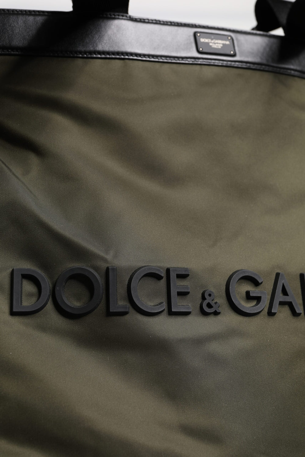 Dolce & Gabbana Nylon Tote Bag in Military Green