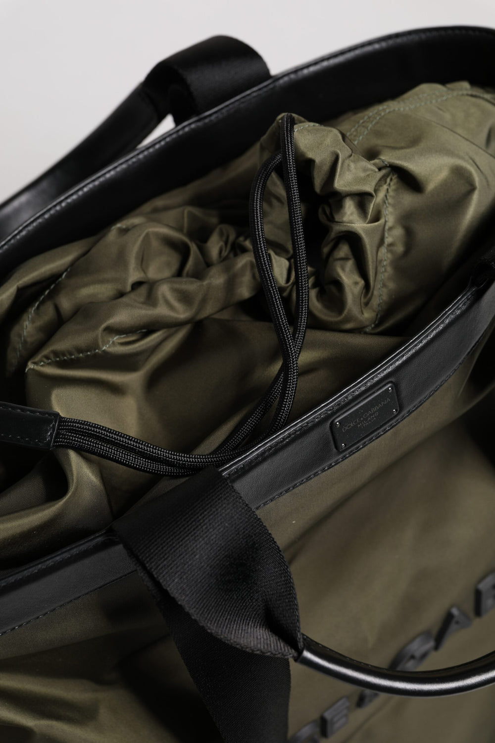 Dolce & Gabbana Nylon Tote Bag in Military Green