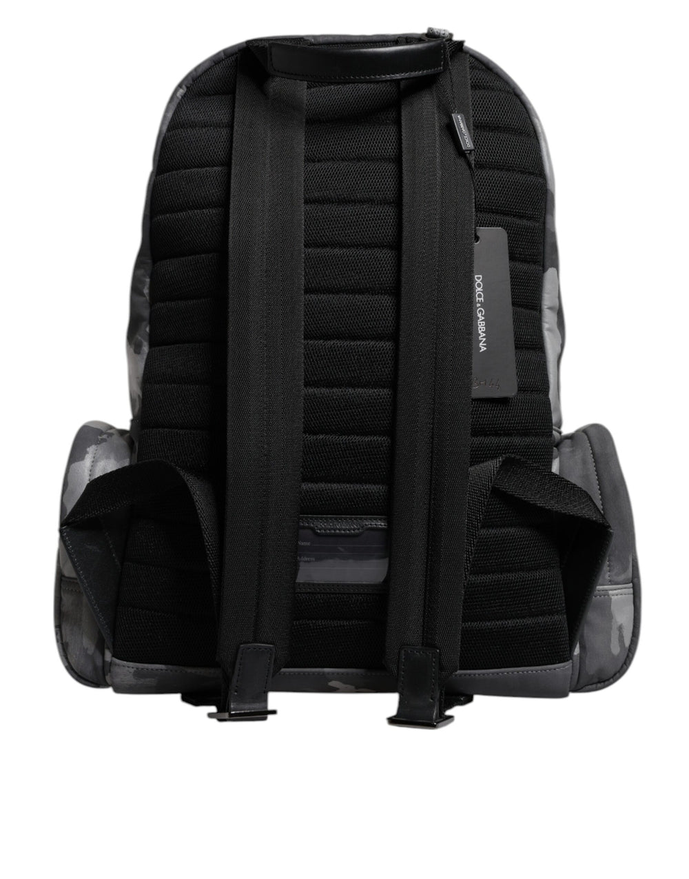 Dolce & Gabbana Cotton Camouflage Backpack in Grey