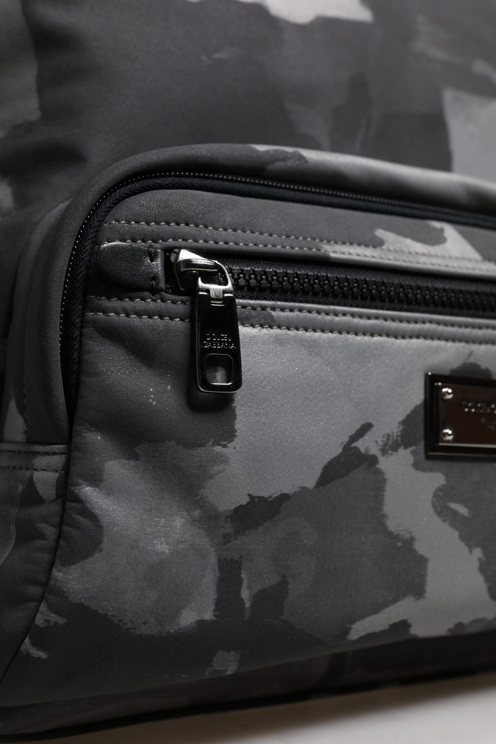 Dolce & Gabbana Cotton Camouflage Backpack in Grey