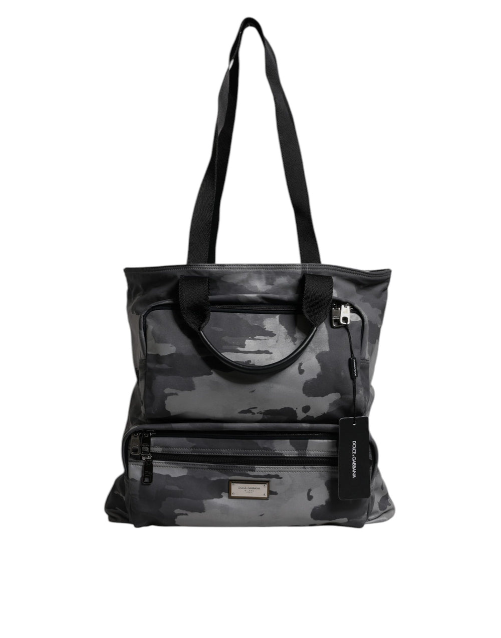 Dolce & Gabbana Camouflage Shoulder Bag in Black