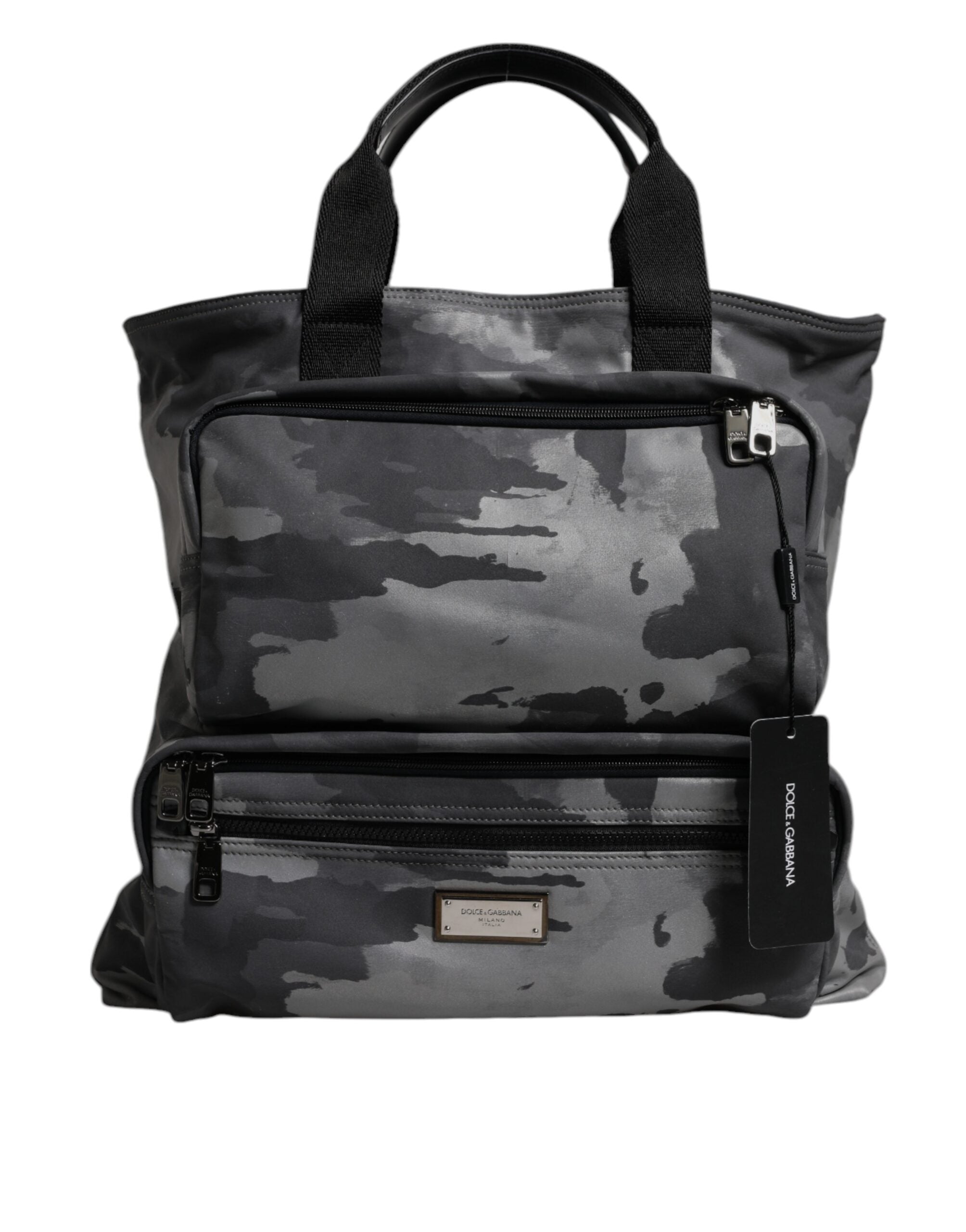 Dolce & Gabbana Τσάντα Ώμου σε Μαύρο με Camouflage