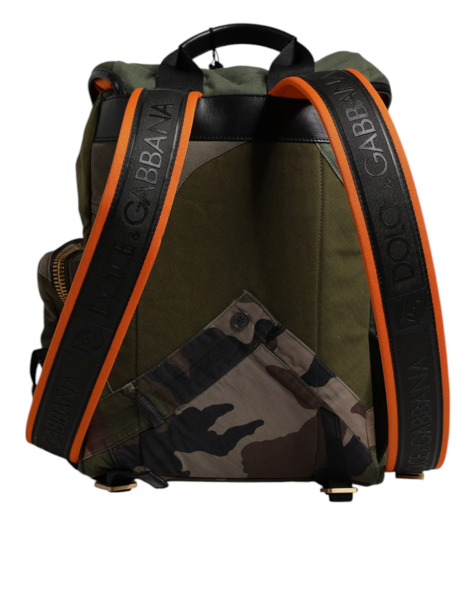 Dolce & Gabbana Backpack Patchwork σε Στρατιωτικό Πράσινο
