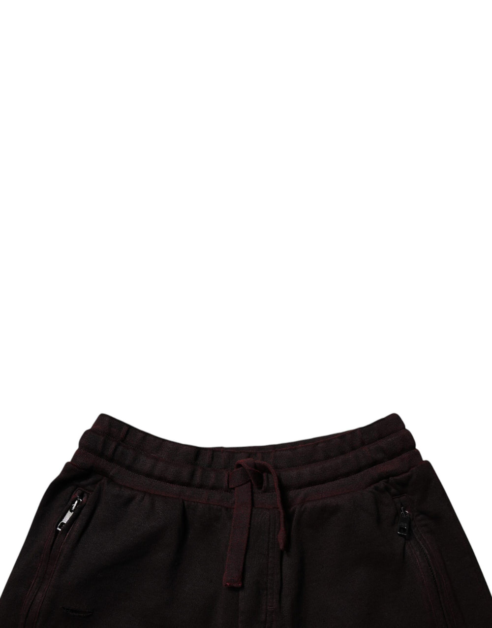 Dolce & Gabbana Cotton Bermuda Shorts in Maroon