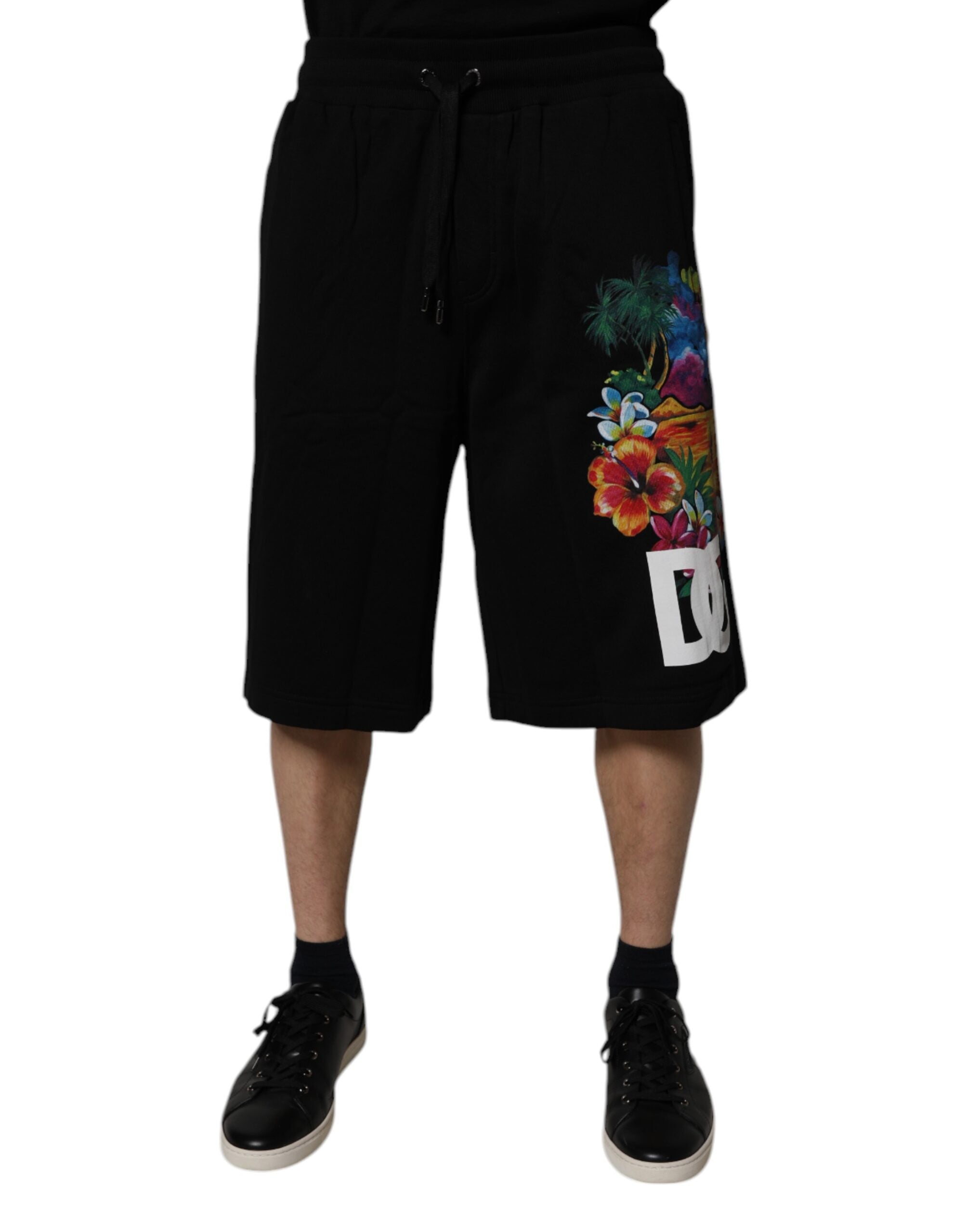 Dolce & Gabbana Βαμβακερό Bermuda Shorts σε Μαύρο