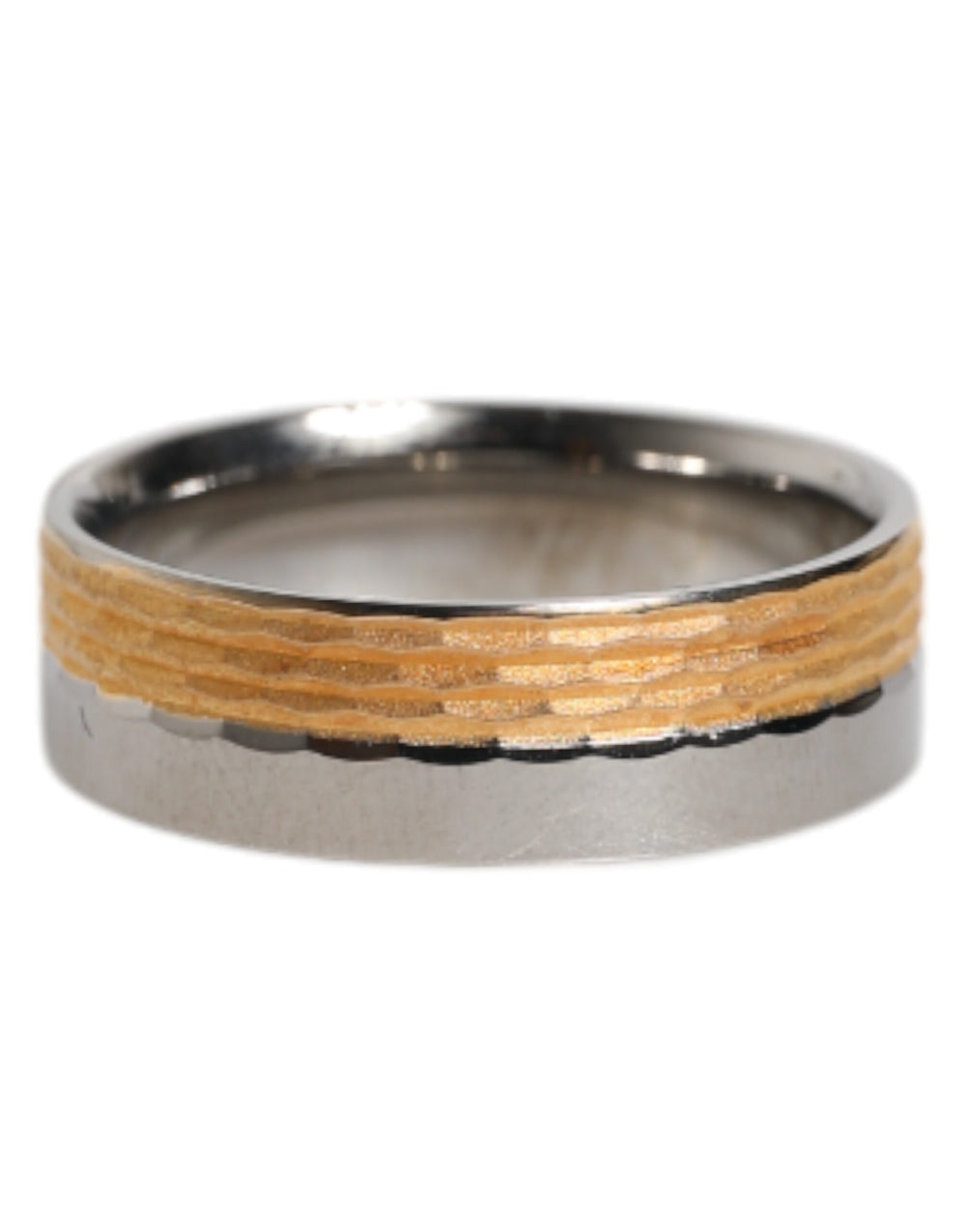 Dolce & Gabbana Brass DG Ring in Gold and Silver