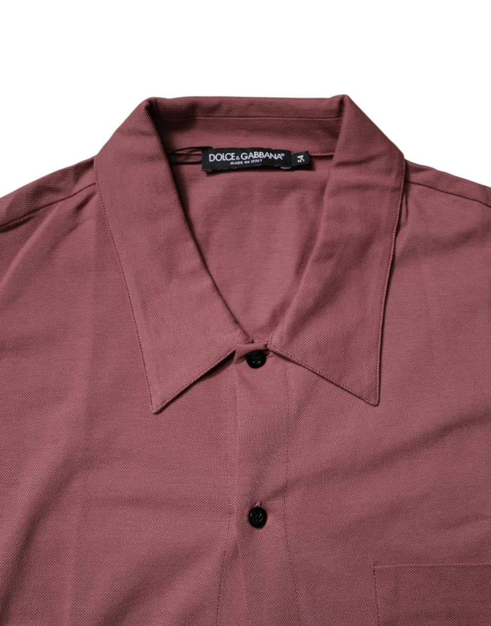 Dolce & Gabbana Cotton Shirt in Dark Pink