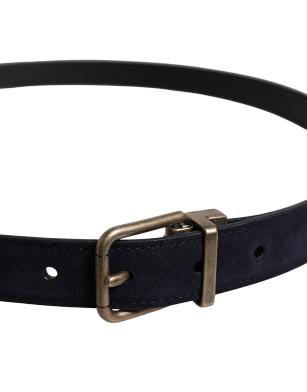 Dolce & Gabbana Goat Leather Belt in Black