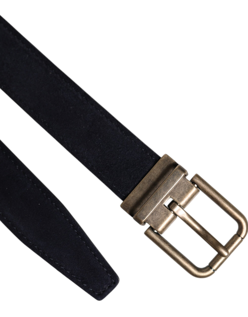 Dolce & Gabbana Goat Leather Belt in Black