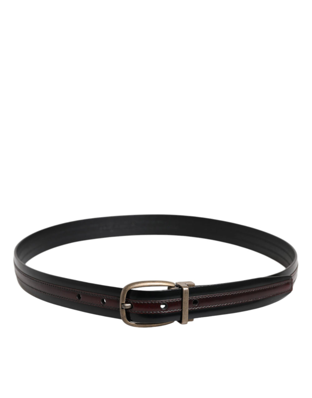 Dolce & Gabbana Calfskin Belt in Black