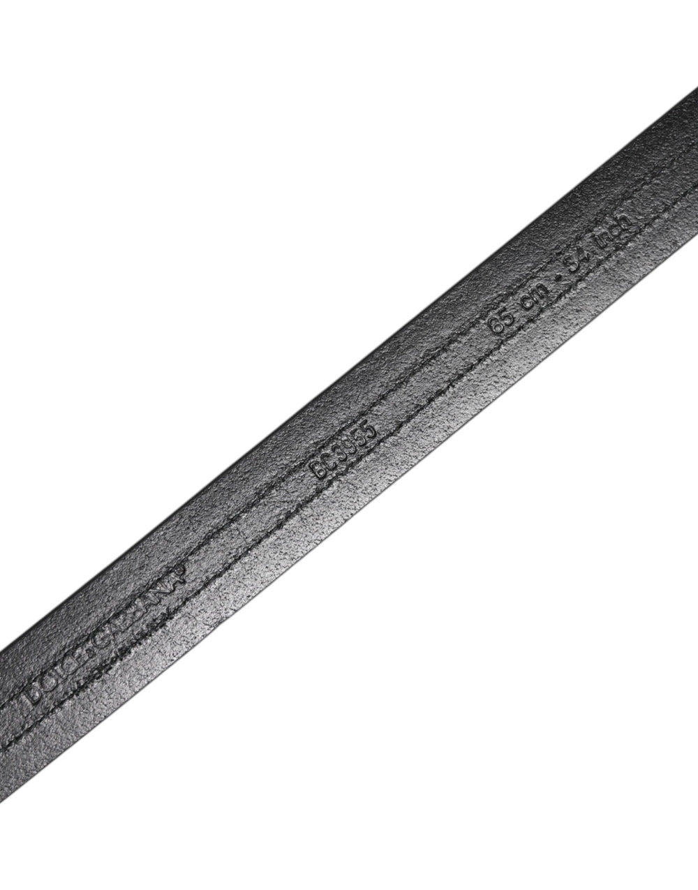 Dolce & Gabbana Calfskin Belt in Black