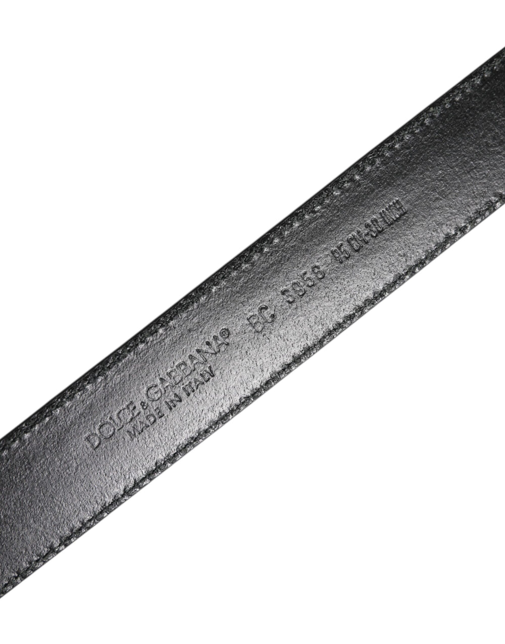 Dolce & Gabbana Calf Leather Belt in Black and Brown