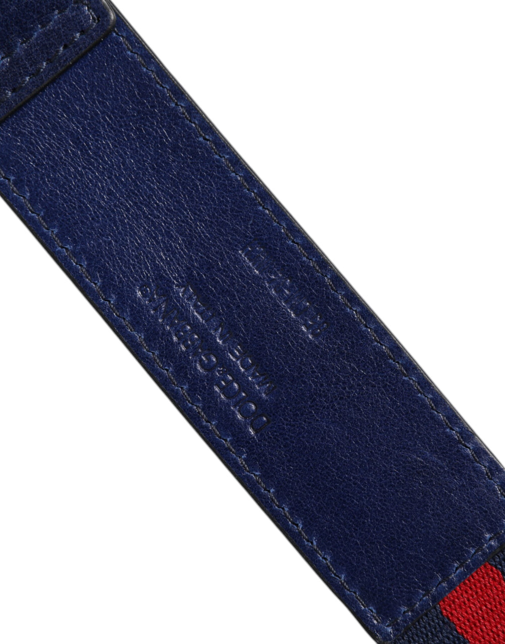 Dolce & Gabbana Printed Belt in Blue