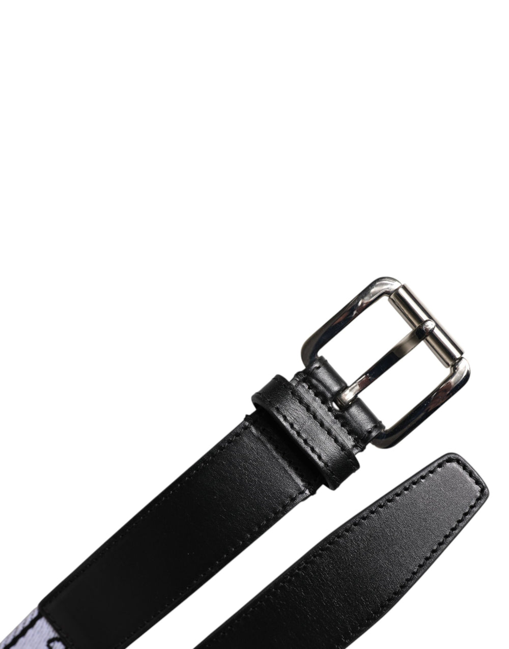 Dolce & Gabbana Printed Belt in Black and White